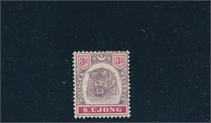 MALAYSIA - SUNGEI UJONG x Mi 55, 1895 Tiger (€ 35)