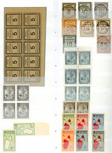 Madegascar and some other colonie stamps in a stockbook.