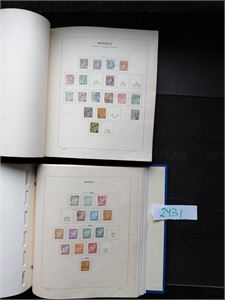 MONACO x/o/xx samling i 2 tykke Schaubek album med lommer til 1992. Veldig tatt fram til 1980, så mer glissen. Endel miniark/Kleinbogen