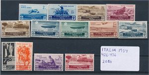 ITALIA x Mi 501-13, 1934 tapperhetsmedalje (ca € 160 for x)