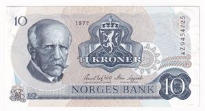 10 kroner 1977 AZ.9454725
