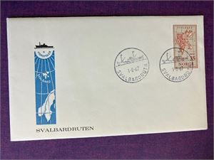 Brev stmpl. Svarbardruta i 1967