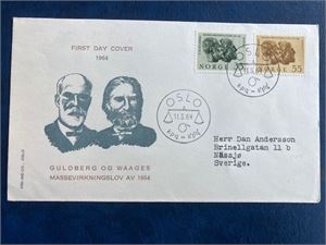NK 551-52  Guldberg og Wåge FDC
