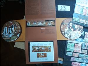 KOLONIER/SAMVELDET xx diverse merker, mest AUSTRALIA og NEW ZEALAND. Også noen brev og helsaker