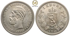 1 krone 1898 Oscar II. Kv.0