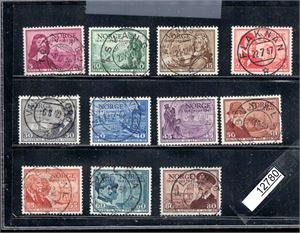 Nk 359-69 o. Stempler på Postjubileum, kjøpt på annen auksjon for 350