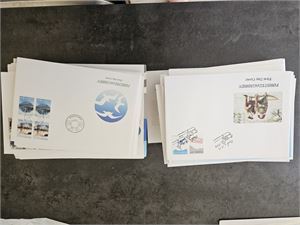 Ca 125 FDC + 20 brev/særstempler