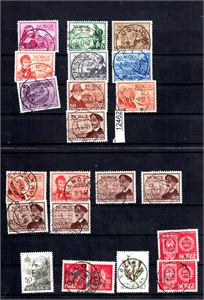 Nk 359-69 o. Stempler på Postjubileum + noen andre. GI BUD!
