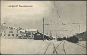 Løkken St., Thamshavnbanen. Brukt i 1916. K-1