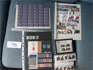 GB xx diverse postfriske merker, mest 80-tallet inkl et par presentasjonspakninger Machins og noen gutterpairs