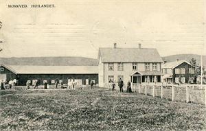Trøndelag Høilandet, Mørkved (Thome). Småf. s/hv. Stpl. Kristiania 28-I-06. Stpl.gjennomslag, ellers god kvalitet