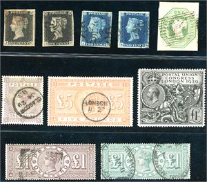 Great Britain. A collection in a stockbook.