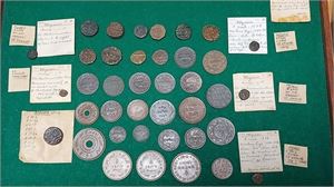 INDISKA STATER-BRITISH RAJ intressant och varierat parti mynt varav flera med tidigare auktionsproveniens.