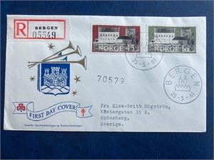 NK 496-97 Håkonshall FDC
