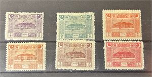 TYRKIA x Mi 787-92. Pene merker (€ 170 for xx)