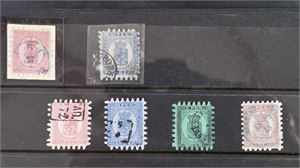 FINLAND samling i visiralbum med några storformatiga samt en del ** dubbletter i den senare delen