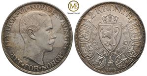 2 kroner 1915 Haakon VII. Kv.0