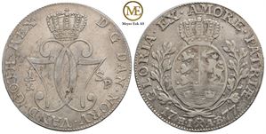 1/2 speciedaler 1777 Christian VII. NMD.19. Kv.1/1+