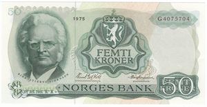 50 kroner 1975 G.4075704. Kv.0