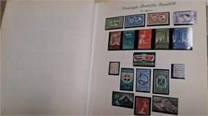 UAR, FÖRENAD ARABISK REPUBLIK postfrisk samling ** i gammalt Borek album med märken, serier och miniblock