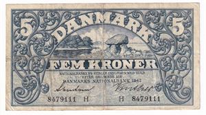 Danmark - 5 kroner 1942 H.8479111