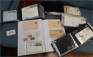 USA xx/FDC/brev i permer og innstikksbok + noe løst. Gammelt og nytt, vekt 8,9 kilo