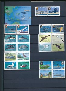 Diverse merker i 16 siders bok. Ser ut til å være postfriskt inkl MICRONESIA, MARSHALL ISLANDS og PALAU