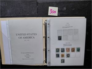 USA Samling til ca 1930 oppsatt etter Michel hovednummer + noe nyere til ca 1940 i ringperm