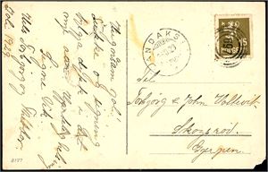 Fyresdal kommune. Enkeltmerker, brevklipp og noen brev i album. Hovedsakelig fra 1950-årene og nyere. Blandet kvalitet.