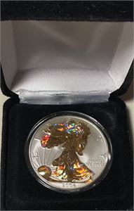 USA 1 $  Silver Eagle  Hologram - 2004