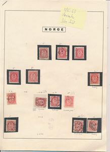 Nk 53 o. 20mm, plansje og albumark fra dødsbo