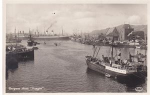 Båtkort - "Tyssedal" Bergen Havn