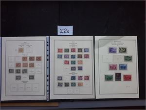 ITALIA-PORTOMERKER/MILITÆR  o/x diverse merker på albumark inkl nr 1 uten lim. Medfølger også noen Italiensk okkupasjon Montenegro