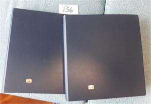 SVERIGE o glissen samling i 2 Safe album med ark til 1989. Innsatte svarte lommer