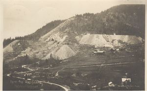 Noreanlegget, Parti fra Aasgaard (Ivar Aasen, Nore no 5)  Pent st. Numedalsbanen 23-XII-28, sendt til Drammen