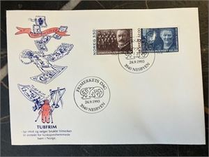NK 1182-83 Arbeidervernlov FDC