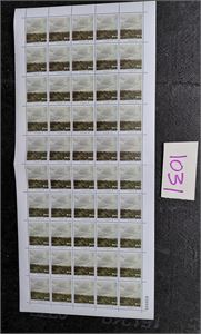 Nk 896 xx. 1,70 malerier i helark, brettet på midten. Pålydende 85 kroner. GI BUD!