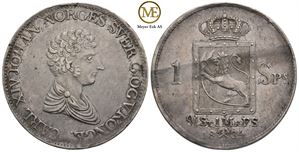 Speciedaler 1834 Carl XIV Johan. Kv.1+