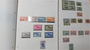 Hela Världen 7 gamla stora urvalshäften med material från Guadeloupe, Belgisk Congo,