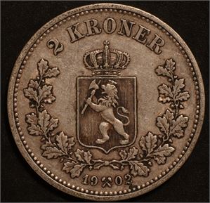 2 krone 1902. Kv.1/1+