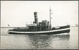 Storegut. Taubåt/arbeidsbåt. Stemplet "Porsgrund 13.2.14". K-1