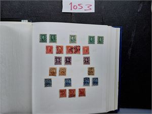 USA o sterkt dublisert samling egenmontert frm til 1940. Innslag av precancels. En god del nyanser