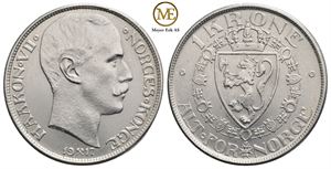 1 krone 1917 Haakon VII. Kv.0