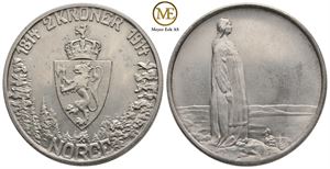 2 kroner 1914 Mor Norge. Kv.0