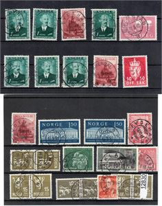 AGDER Stempler på 2 plansjer