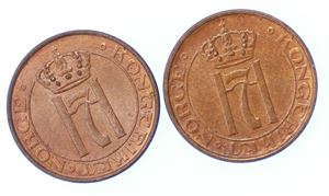 1 Øre 1936 og 1937 Kv 0