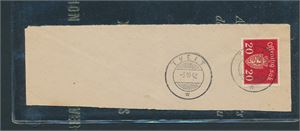 Reservestempel "TVEIT 5 10 42" på stort klipp