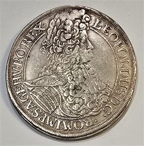 Austria-Vienna. Leopold 1695. Thaler. Dav#3229, KM#1871.3. Kv-1 +
