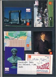 LOKALHEFTER NORDIA 2002 9 hefter inkl nr 6 med perfin og utstillingsstempel