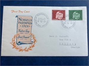 NK 504-05 Nobel FDC - NB uten Frimeco